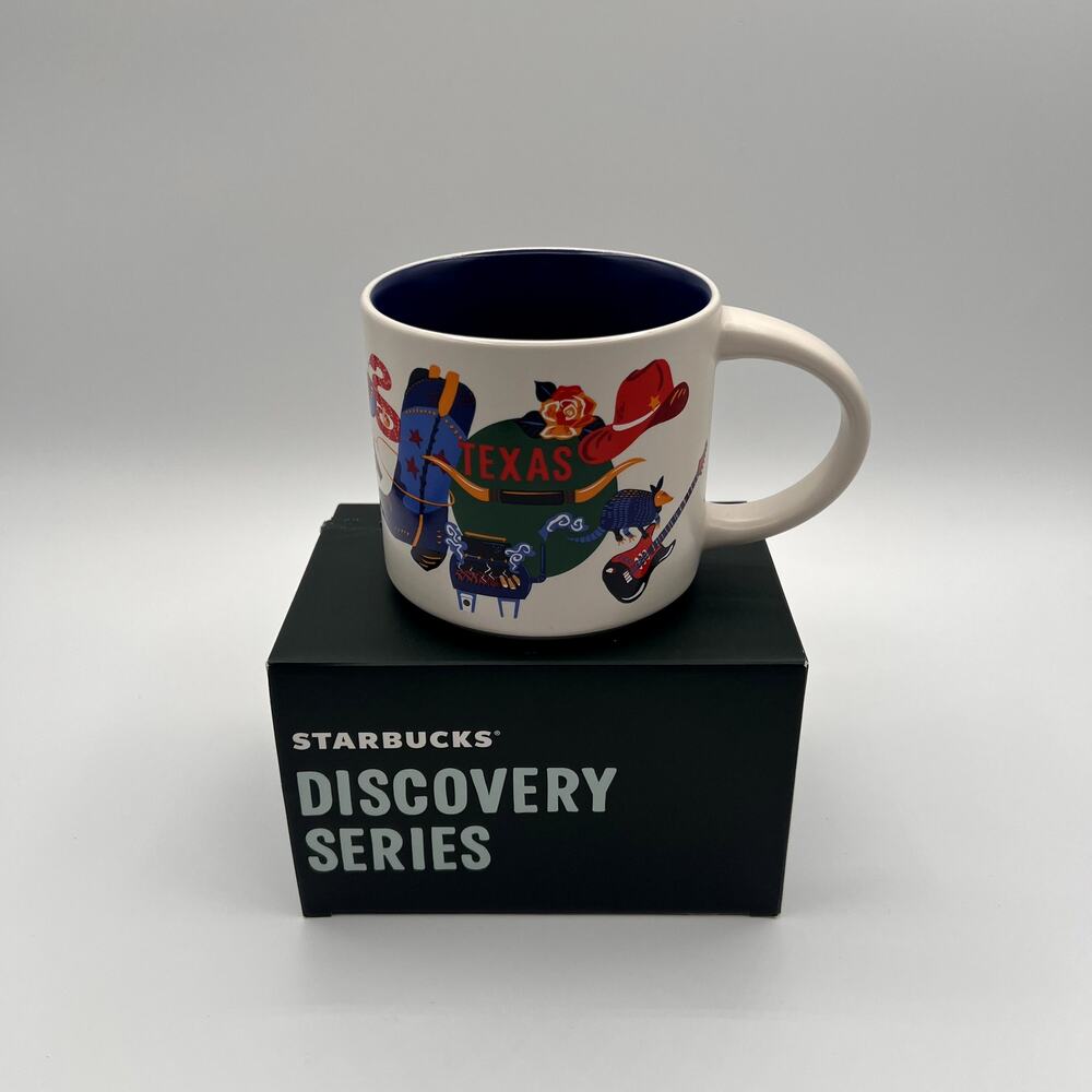 STARBUCKS Discovery Series Texas Ceramic Mug NIB